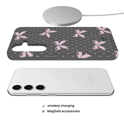 Lacy Pink Bows Samsung Case