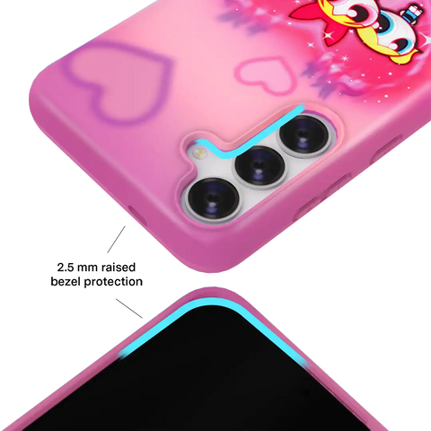 The Powerpuff Girls Airbrush Hearts Samsung Case