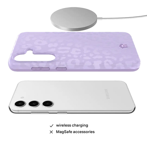 Lilac Leopard Samsung Case