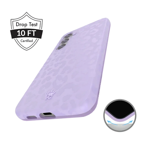 Lilac Leopard Samsung Case