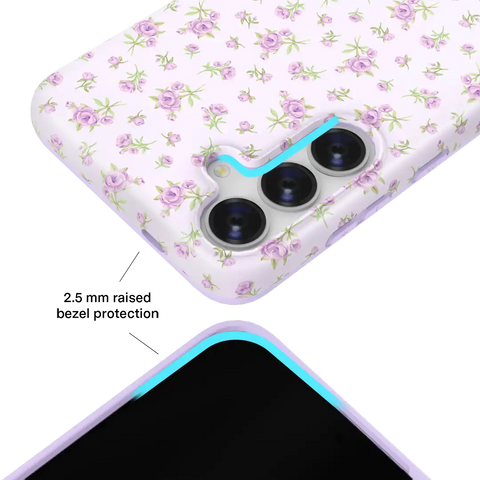 Dainty Lilac Floral Samsung Case