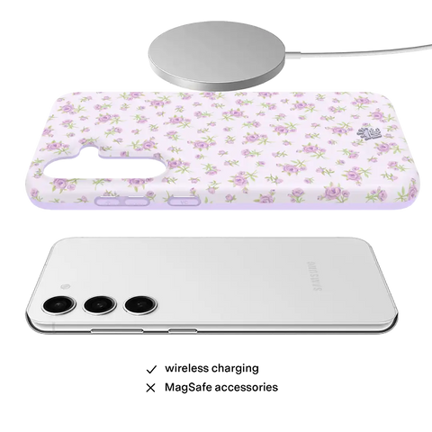 Dainty Lilac Floral Samsung Case