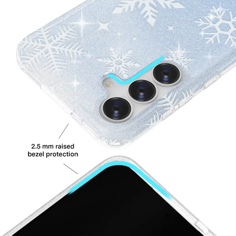 Snow Angel Glitter Samsung Case