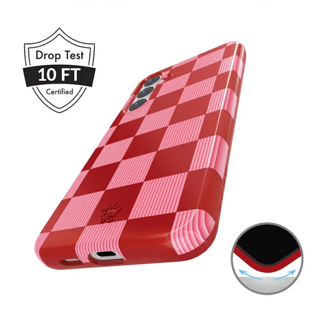 Rose Vibe Checkered Samsung Case