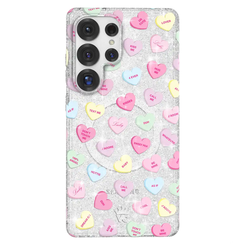 Sweet Hearts Glitter Samsung Case
