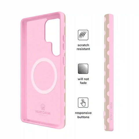Brown Sugar Polka Dot Samsung Case