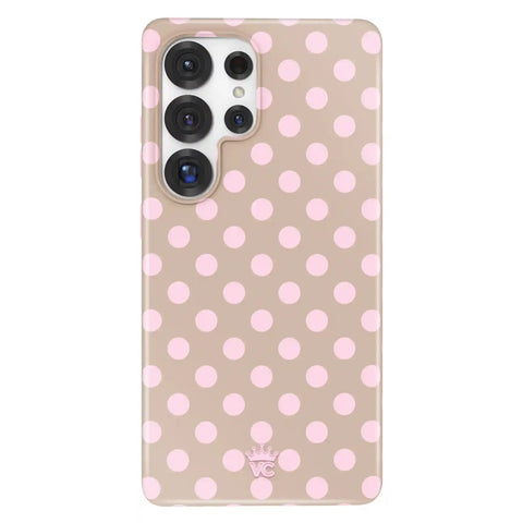 Brown Sugar Polka Dot Samsung Case