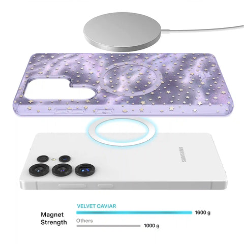 Lilac Celestial Stars Samsung Case