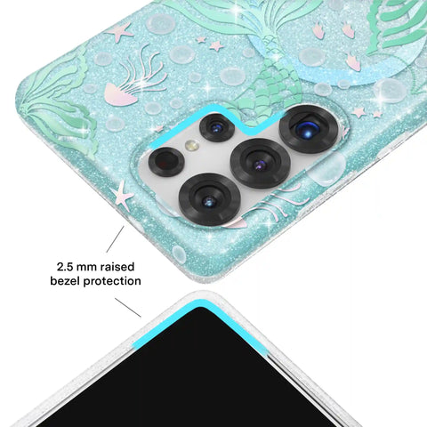 Mermaid Glitter Holo Samsung Case
