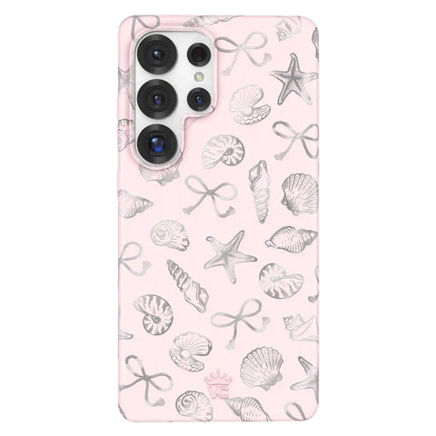 Pink Coastal Seashells Samsung Case
