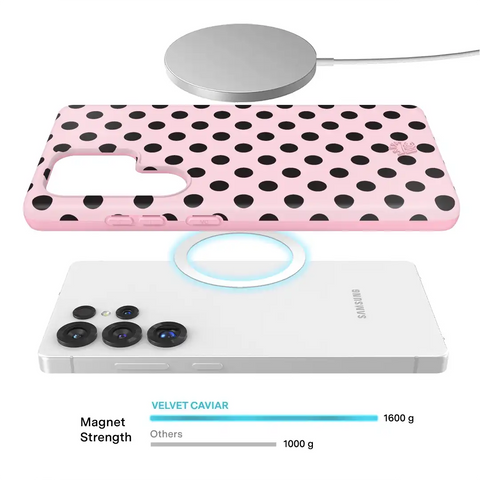 Princess Pink Polka Dot Samsung Case