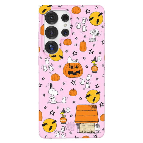 Snoopy Pink Pumpkins Samsung Case