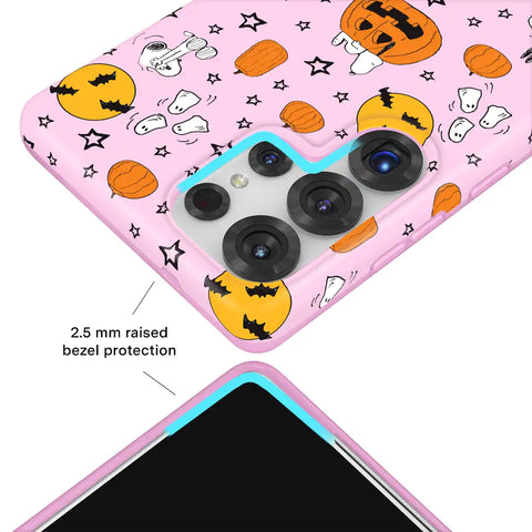 Snoopy Pink Pumpkins Samsung Case