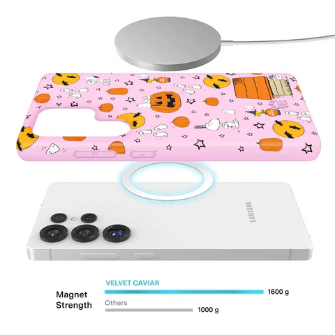 Snoopy Pink Pumpkins Samsung Case