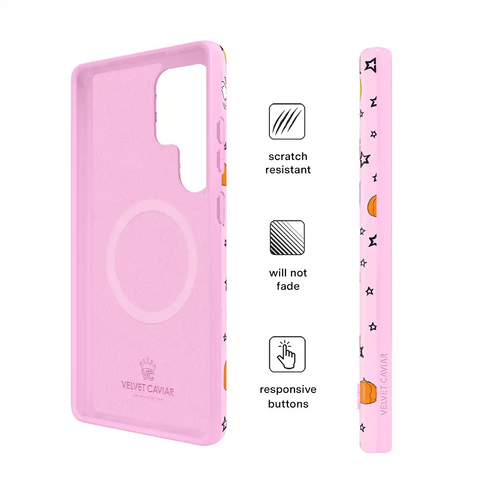 Snoopy Pink Pumpkins Samsung Case