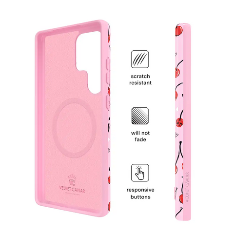 Sour Cherry Skulls Samsung Case