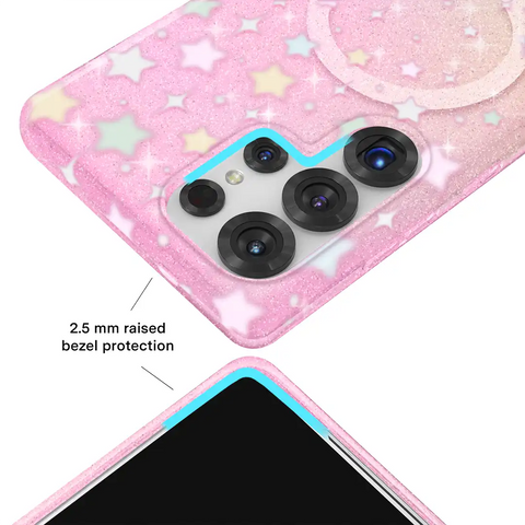 Falling Star Glitter Samsung Case