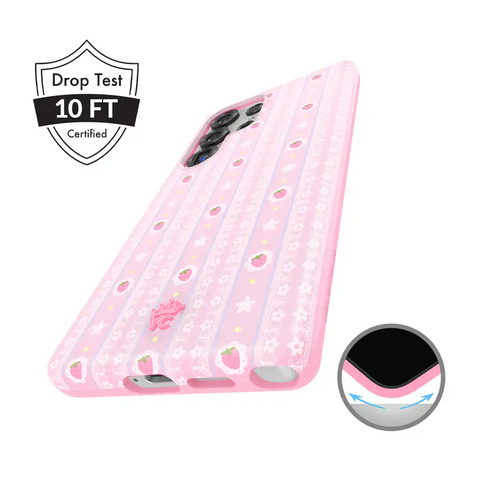 Strawberry Macaron Samsung Case