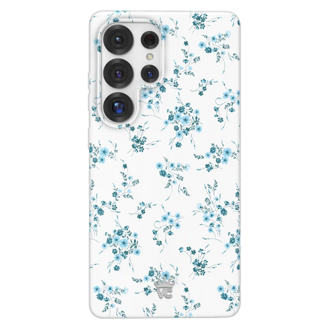 French Blue Floral Samsung Case