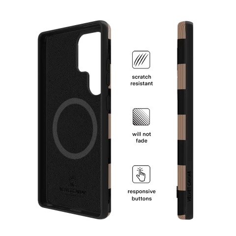 Mocha Vibe Checkered Samsung Case