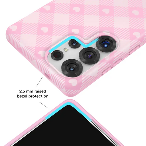 Dolly Pink Gingham Samsung Case