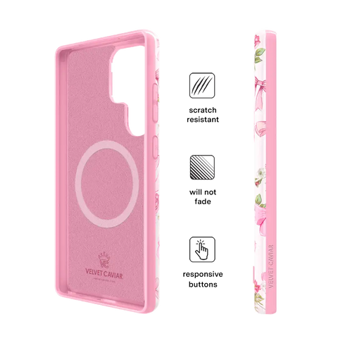 Posie Pink Bow Samsung Case