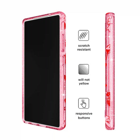 Be Mine Glitter Samsung Case