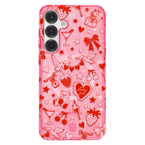 Be Mine Glitter Samsung Case