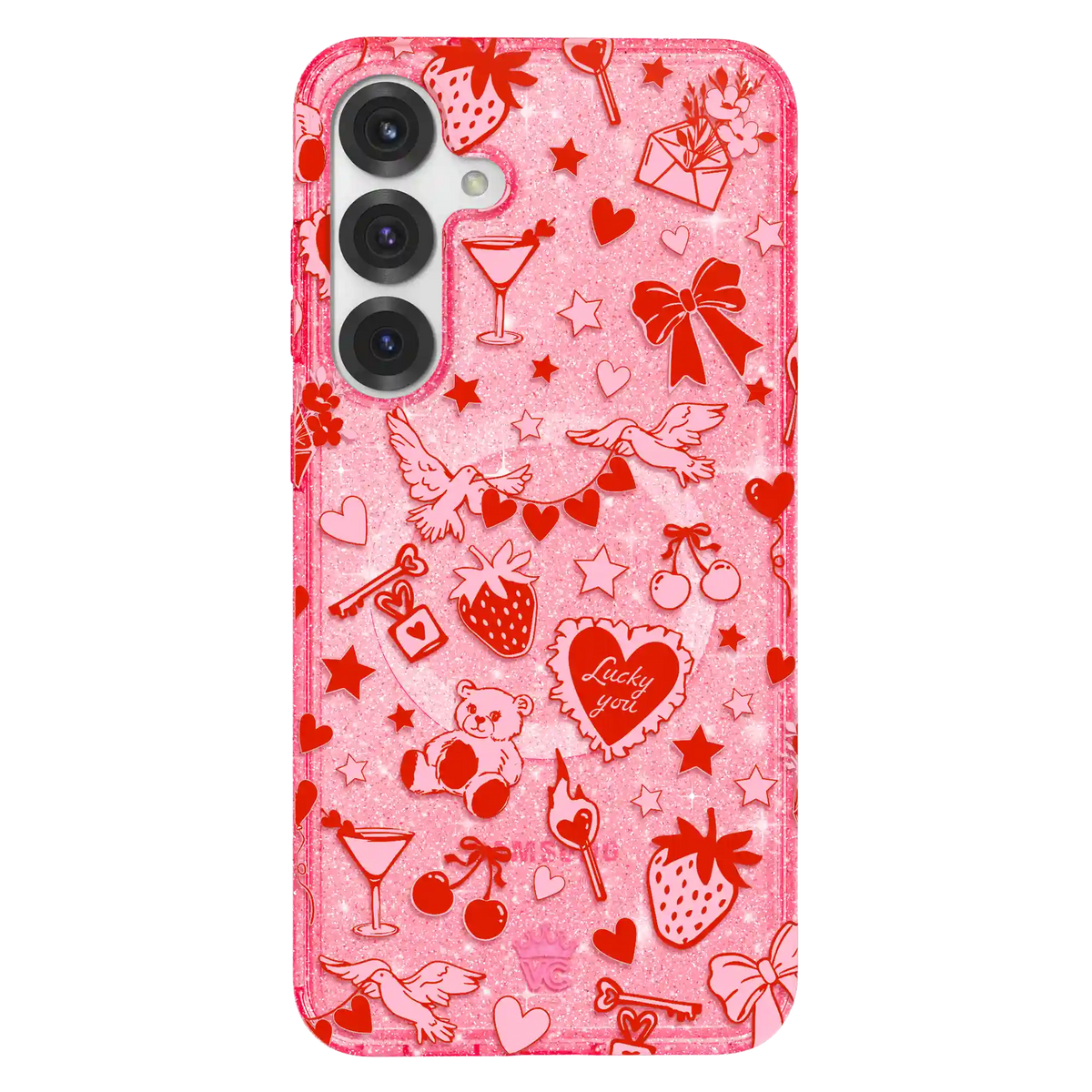 Be Mine Glitter Samsung Case
