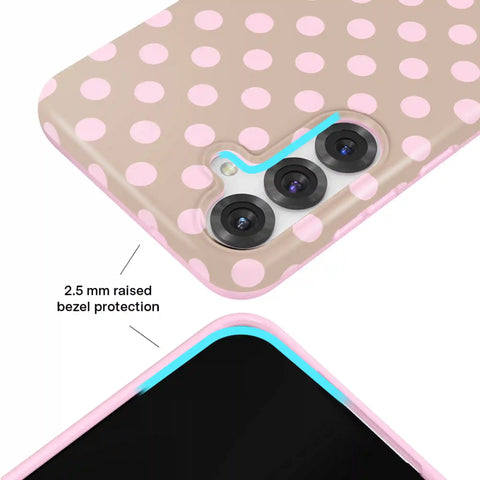 Brown Sugar Polka Dot Samsung Case