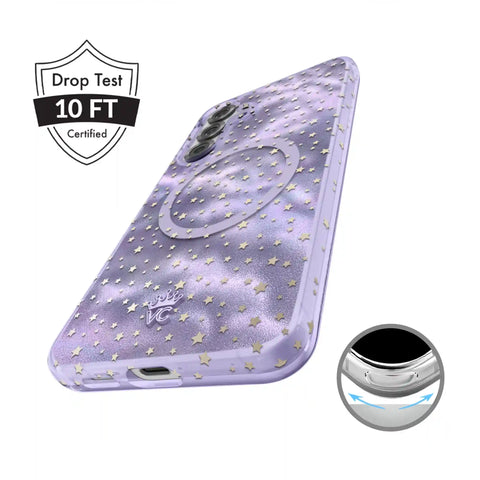 Lilac Celestial Stars Samsung Case
