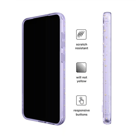 Lilac Celestial Stars Samsung Case