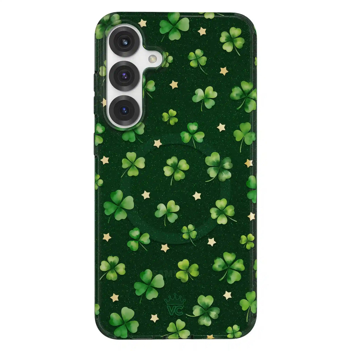 Lucky Clover Glitter Samsung Case