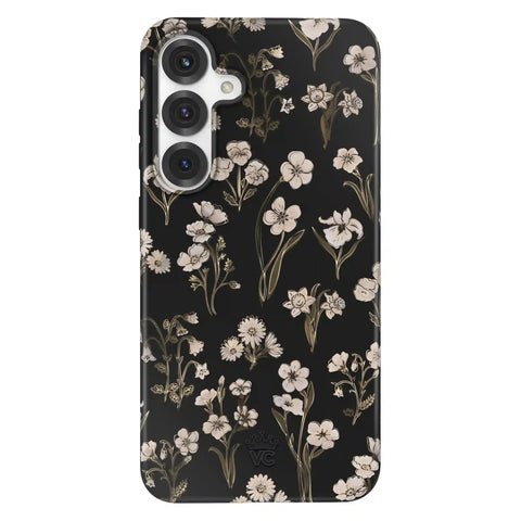 Nightbloom Gold Chrome Floral Samsung Case