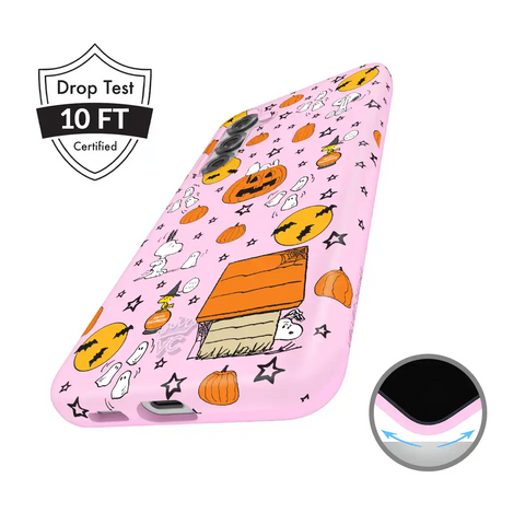 Snoopy Pink Pumpkins Samsung Case