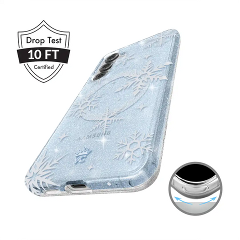 Snow Angel Glitter Samsung Case