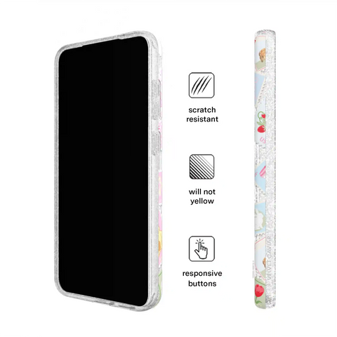 Spring Whimsy Stamps Glitter Samsung Case
