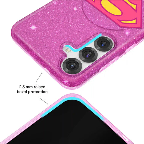 Supergirl Stardust Glitter Samsung Case