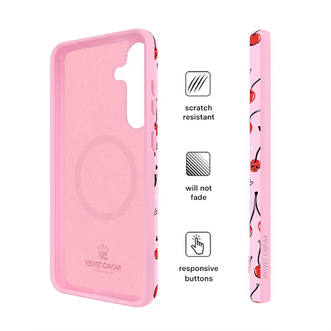 Sour Cherry Skulls Samsung Case