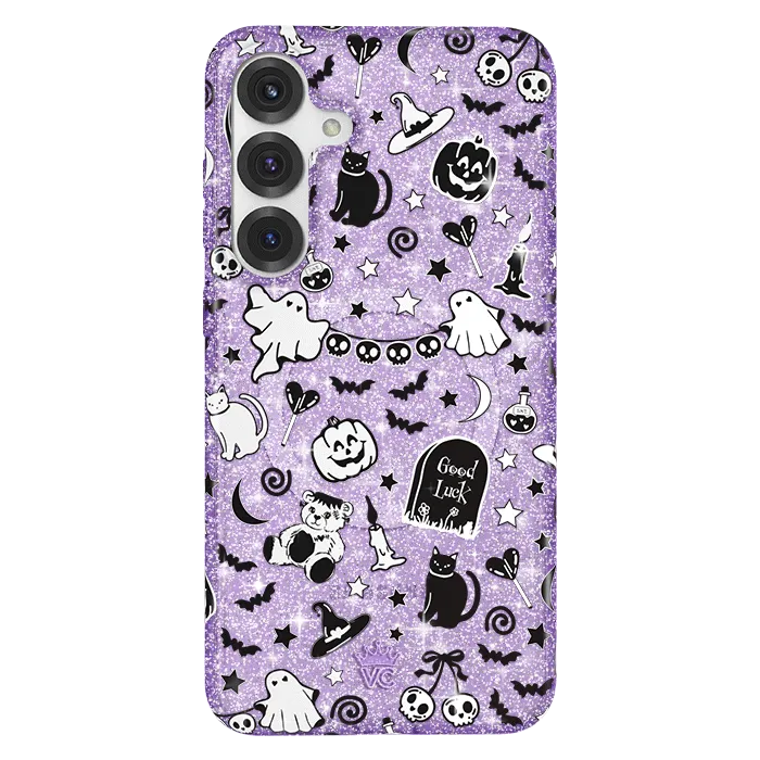 Witchy Lilac Glitter Samsung Case