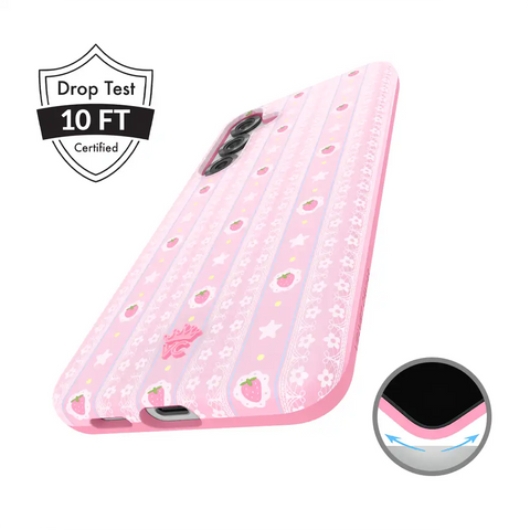 Strawberry Macaron Samsung Case