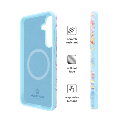 Holo Moonstone Marble Samsung Galaxy Case