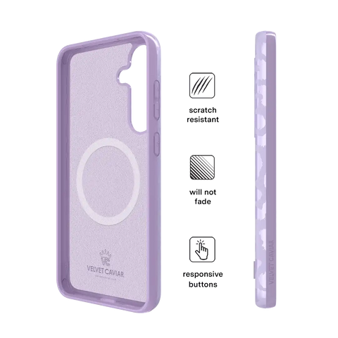Lilac Leopard Samsung Case
