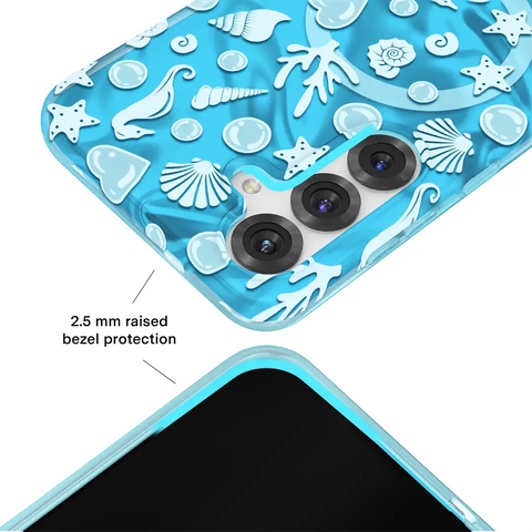 Aquamarine Holo Samsung Case