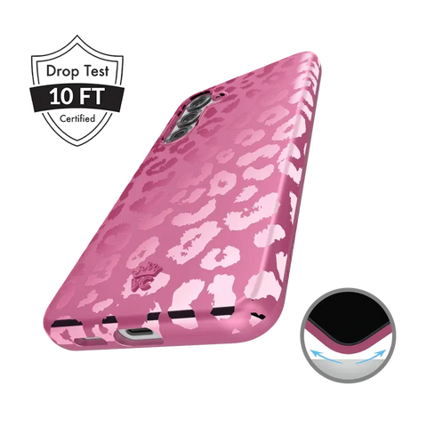 Pink Ruby Leopard Samsung Case