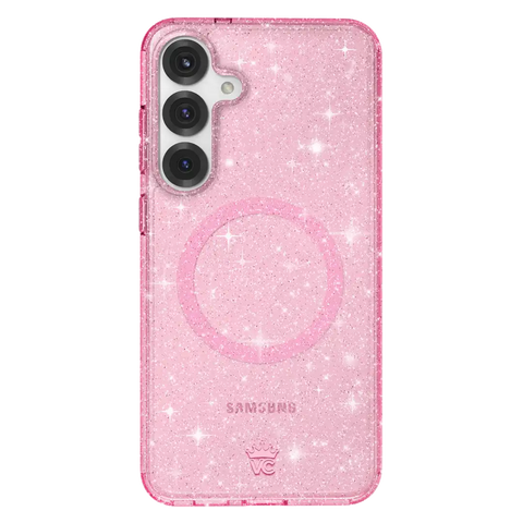 Pink Stardust Glitter Samsung Case