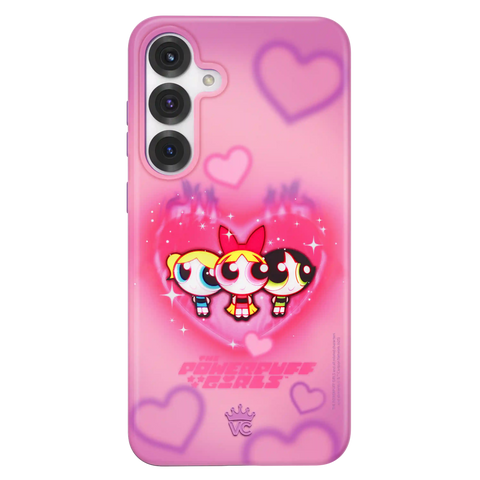 The Powerpuff Girls Airbrush Hearts Samsung Case