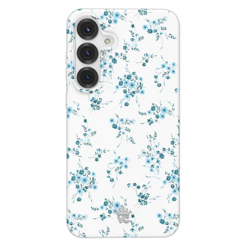 French Blue Floral Samsung Case