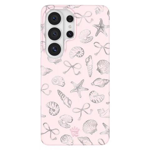 Pink Coastal Seashells Samsung Case