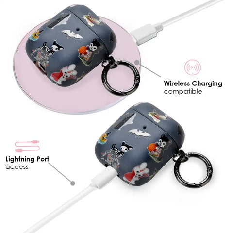 Spooky Baby Animals AirPods Case